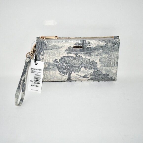 BRAHMIN Daisy Mindful Garden Wristlet in Mindful Garden # Q451760 NWT - Picture 1 of 5